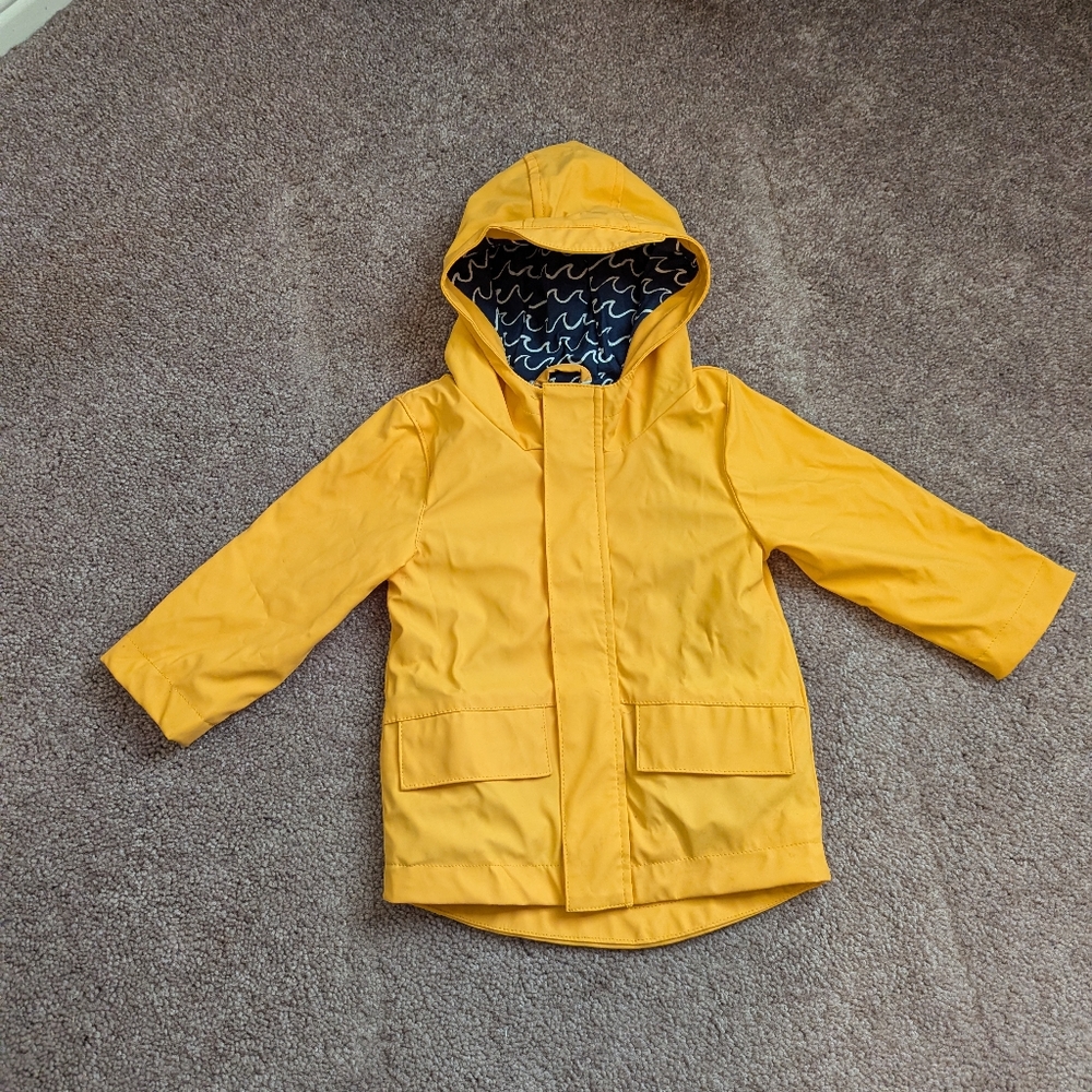 Yellow Cat & Jack Raincoat - 12 months